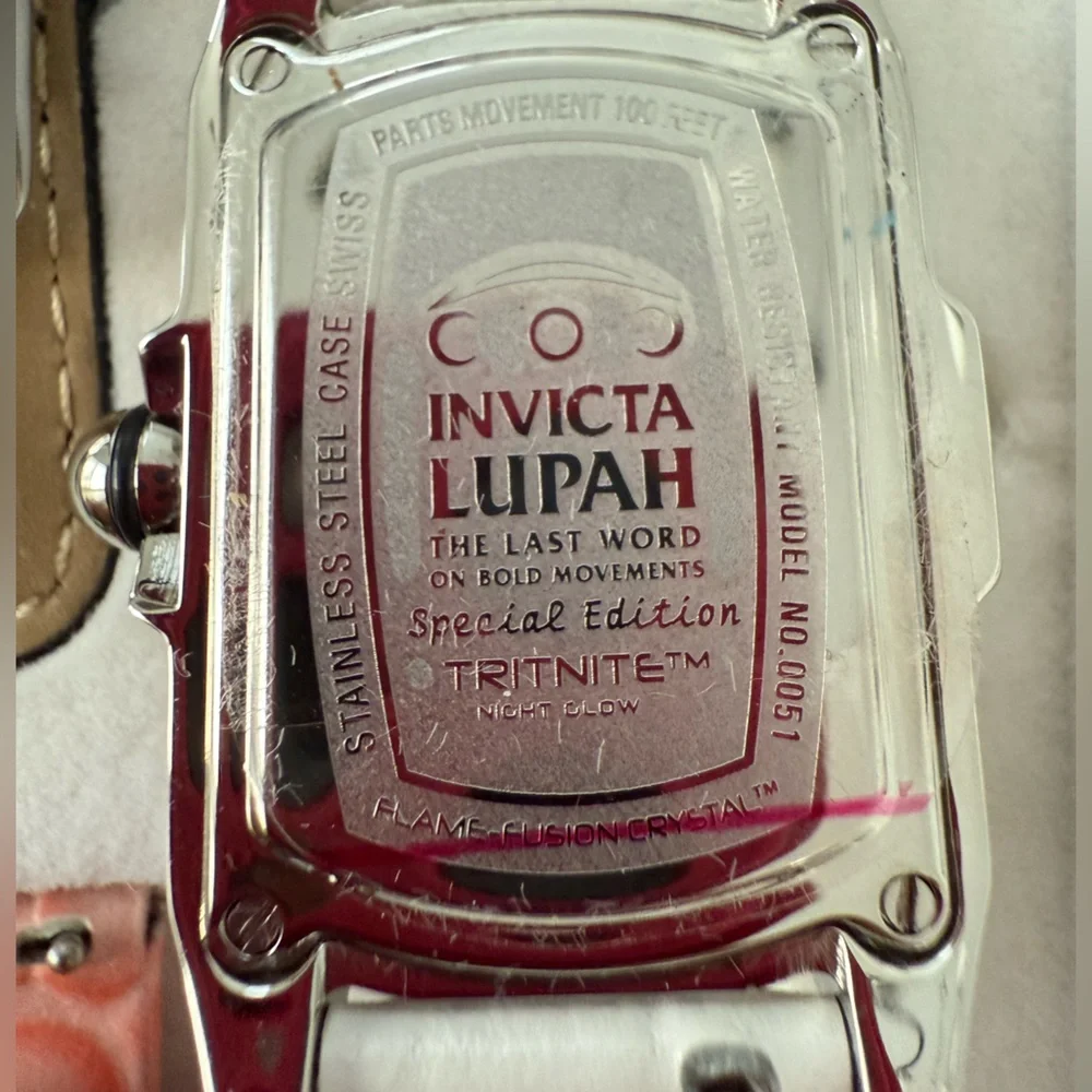 Invicta Lupah special edition watch with interchangeable leather strap